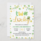 Twee gelukkige St Patrick's Day 2e verjaardag uitn Kaart (Voorkant)