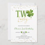 Twee gelukkige verjaardagsuitnodiging, het thema v kaart (Voorkant)