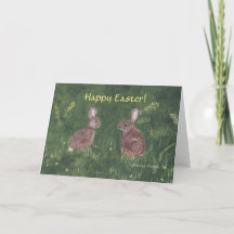 Twee Gelukkige Wenskaarten van Pasen van de