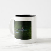 Twee gemeenschappelijke lenzen tweekleurige koffiemok (Voorkant links)