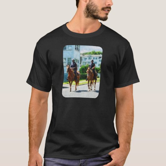 Twee gemonteerde politie t-shirt (Voorkant)