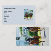 Twee gemonteerde politie visitekaartje (Voorkant / Achterkant)