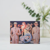 Twee Gents en een Zeemeermin Briefkaart (Staand voorkant)