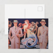 Twee Gents en een Zeemeermin Briefkaart (Voorkant / Achterkant)