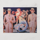 Twee Gents en een Zeemeermin Briefkaart (Voorkant)