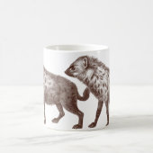 Twee gepotte of gestripte Hyenas Koffiemok (Center)