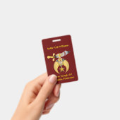 Twee gesneden inkrimpers badge (Handheld)