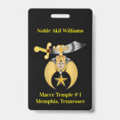 Twee gesneden inkrimpers badge (Achterkant)