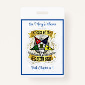 Twee gesteunde OES Badge (Achterkant)