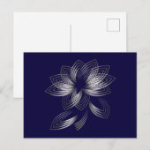 Twee gestorven bladen briefkaart (Voorkant / Achterkant)