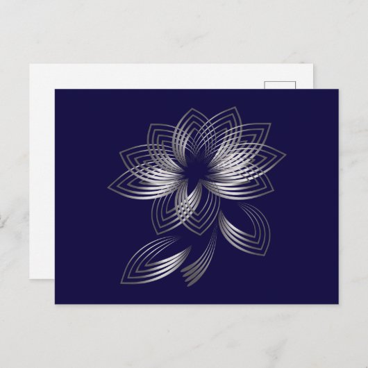 Twee gestorven bladen briefkaart (Voorkant / Achterkant)