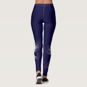 Twee gestorven bladen leggings (Achterkant)