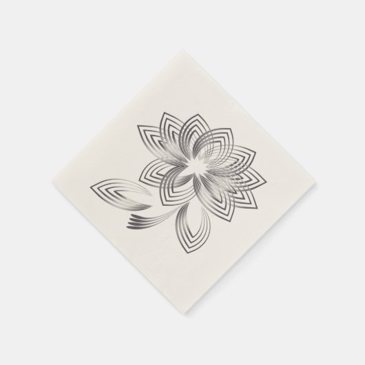 Twee gestorven bladen servet (Hoek)