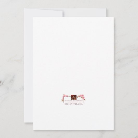 Twee getinte Afstuderen uitnodiging (Achterkant)