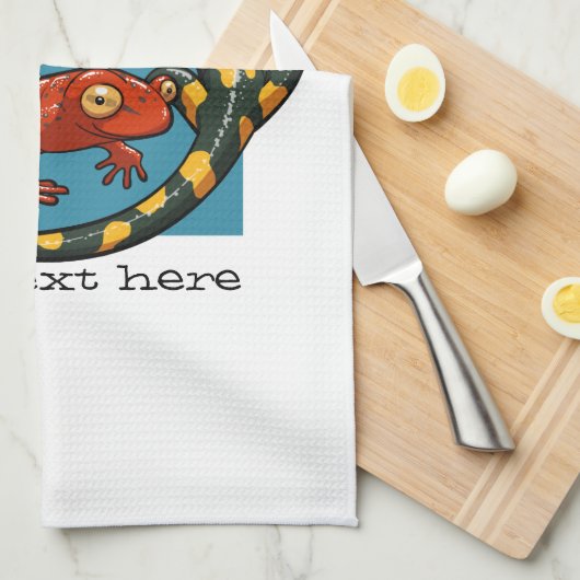 Twee getwijnde glimlachende vrienden Cartoon Salam Theedoek (Quarter Fold)