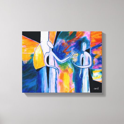 Twee geven canvas afdruk (Voorkant)