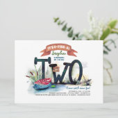 Twee Geviste jongetjes worden jarig Kaart (Staand voorkant)