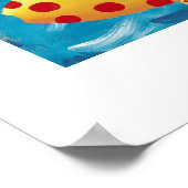 Twee gevlekte vissen Onderwater Zeedieren Schilder Poster (Hoek)