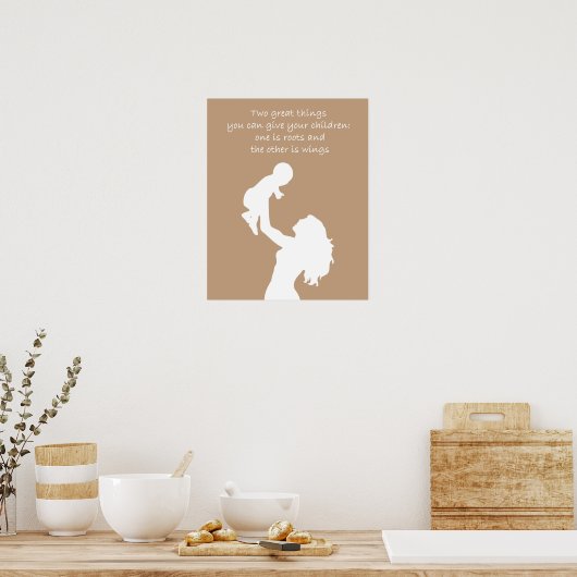 Twee geweldige dingen poster (Keuken)