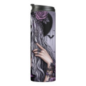 Twee gezichten heks thermosbeker (Geroteerd rechts)