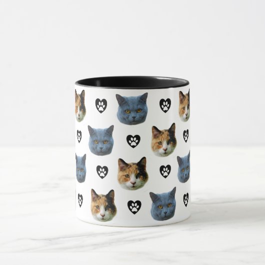 Twee gezichten van huisdieren, Creëer je eigen fot Mok (Midden)