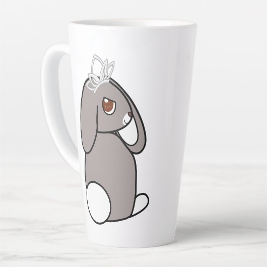 Twee Gezichten van P.Lot Latte Mok (Linkerhoek)