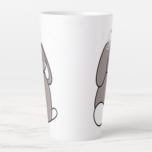 Twee Gezichten van P.Lot Latte Mok (Voorkant)