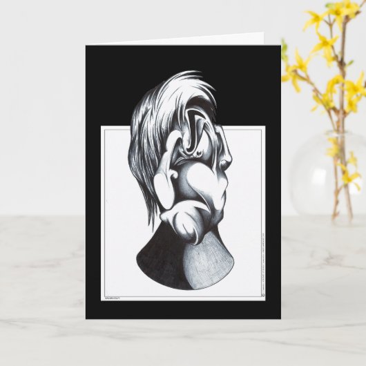 Twee Gezichten van Zorg Kaart (Gele Bloem)