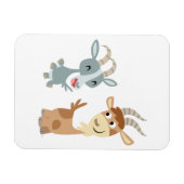 Twee gezonde Cartoons Goten Flexible Magnet Magneet (Horizontaal)