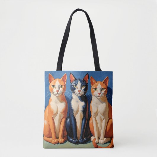 Twee gingers en een smoking tote bag (Voorkant)