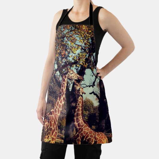 Twee Giraffe Apron Schort (Insitu)