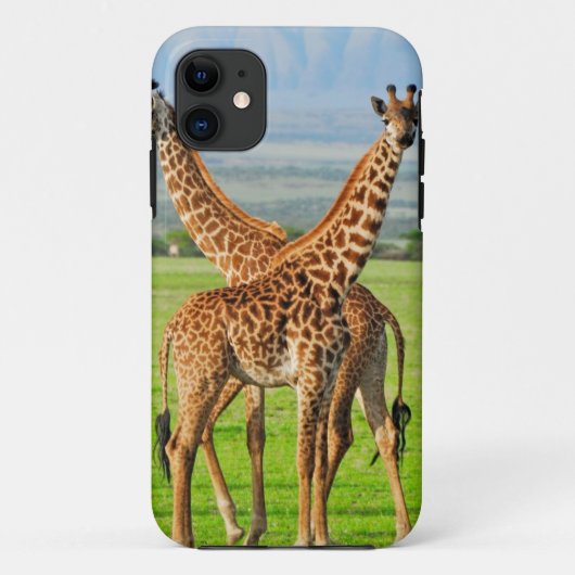 Twee giraffen Case-Mate iPhone case (Achterkant)