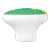 Twee giraffen keramische knop (Zijkant)