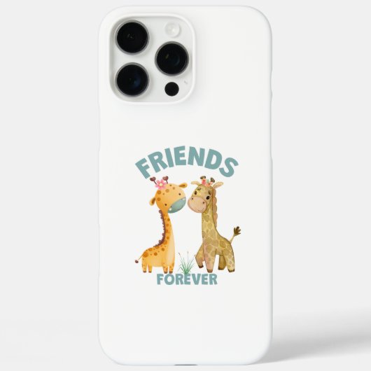 Twee giraffen voor altijd Case-Mate iPhone case (Achterkant)