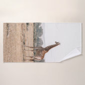 TWEE GIRAFFES BADHANDDOEK (Badhanddoek)