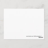 Twee Giraffes in zwart-wit Briefkaart (Achterkant)