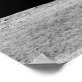 Twee Giraffes in zwart-wit Poster (Hoek)