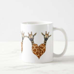 Twee Giraffes Koffiemok