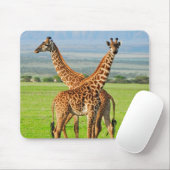 Twee Giraffes Muismat (Met muis)