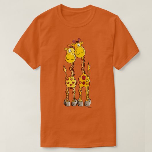 Twee Giraffes T-shirt (Design voorkant)