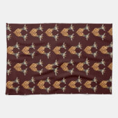 Twee Giraffes Theedoek (Horizontaal)