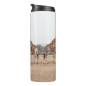 TWEE GIRAFFES THERMOSBEKER (Geroteerd rechts)