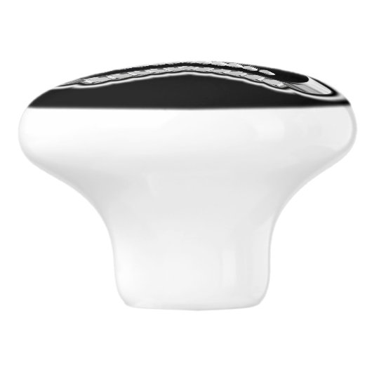 Twee gitaren keramische knop (Zijkant)