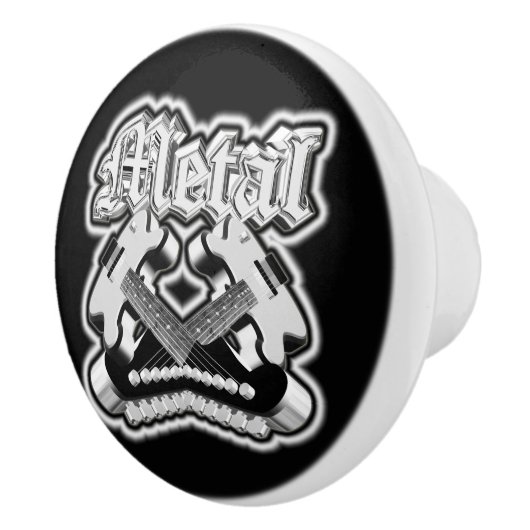 Twee gitaren keramische knop (Rechts)