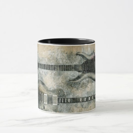 Twee gitaren mok (Midden)