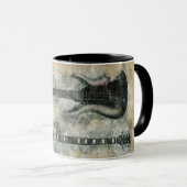 Twee gitaren mok (Voorkant rechts)