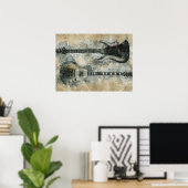 Twee gitaren poster (Thuiskantoor)