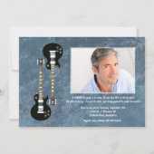 Twee gitaren verrassing Fotouitnodiging Kaart (Voorkant)