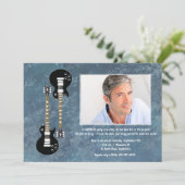 Twee gitaren verrassing Fotouitnodiging Kaart (Staand voorkant)