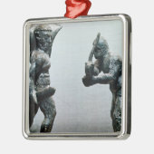 Twee gladiatoren in de gevechtsstrijd metalen ornament (Links)